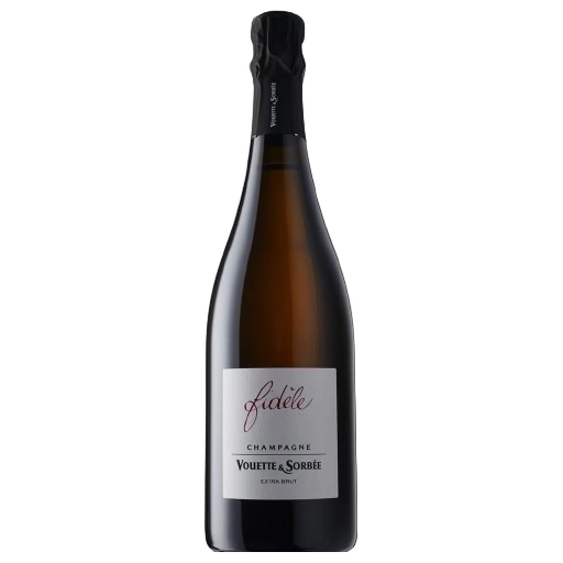 A bottle of NV Champagne Vouette et Sorbée Fidèle Blanc de Noirs (Base TBC Disg. TBC) 750ml Sparkling Wine