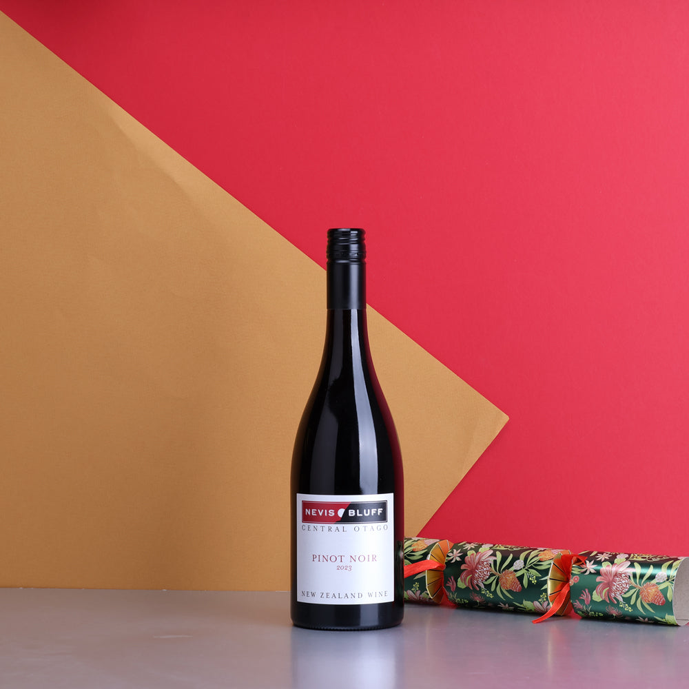 A bottle of 2023 Nevis Bluff Central Otago Pinot Noir 750ml Red Wine