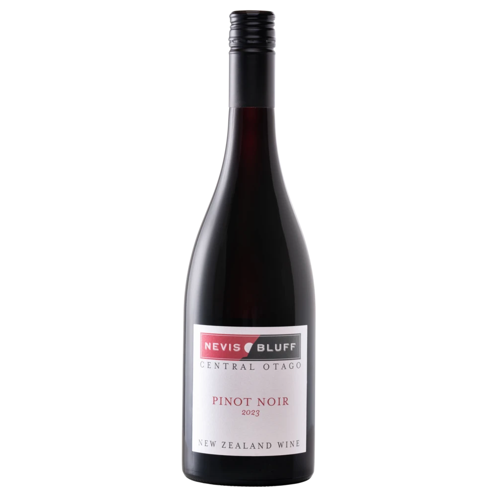 A bottle of 2023 Nevis Bluff Central Otago Pinot Noir 750ml Red Wine