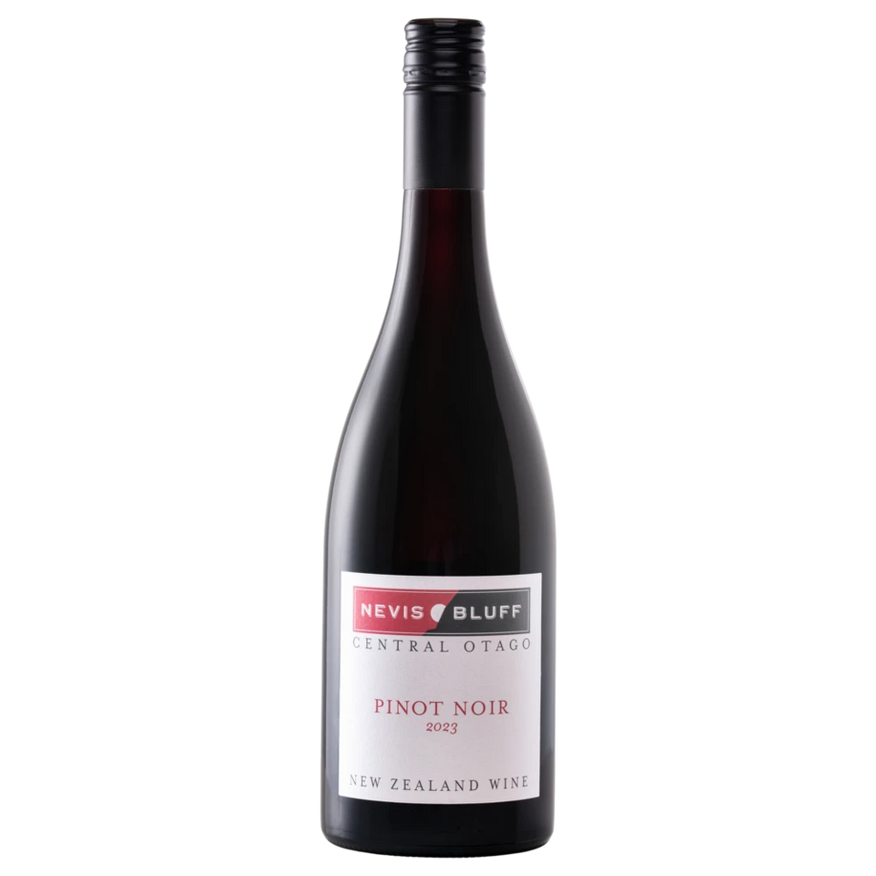 A bottle of 2023 Nevis Bluff Central Otago Pinot Noir 750ml Red Wine