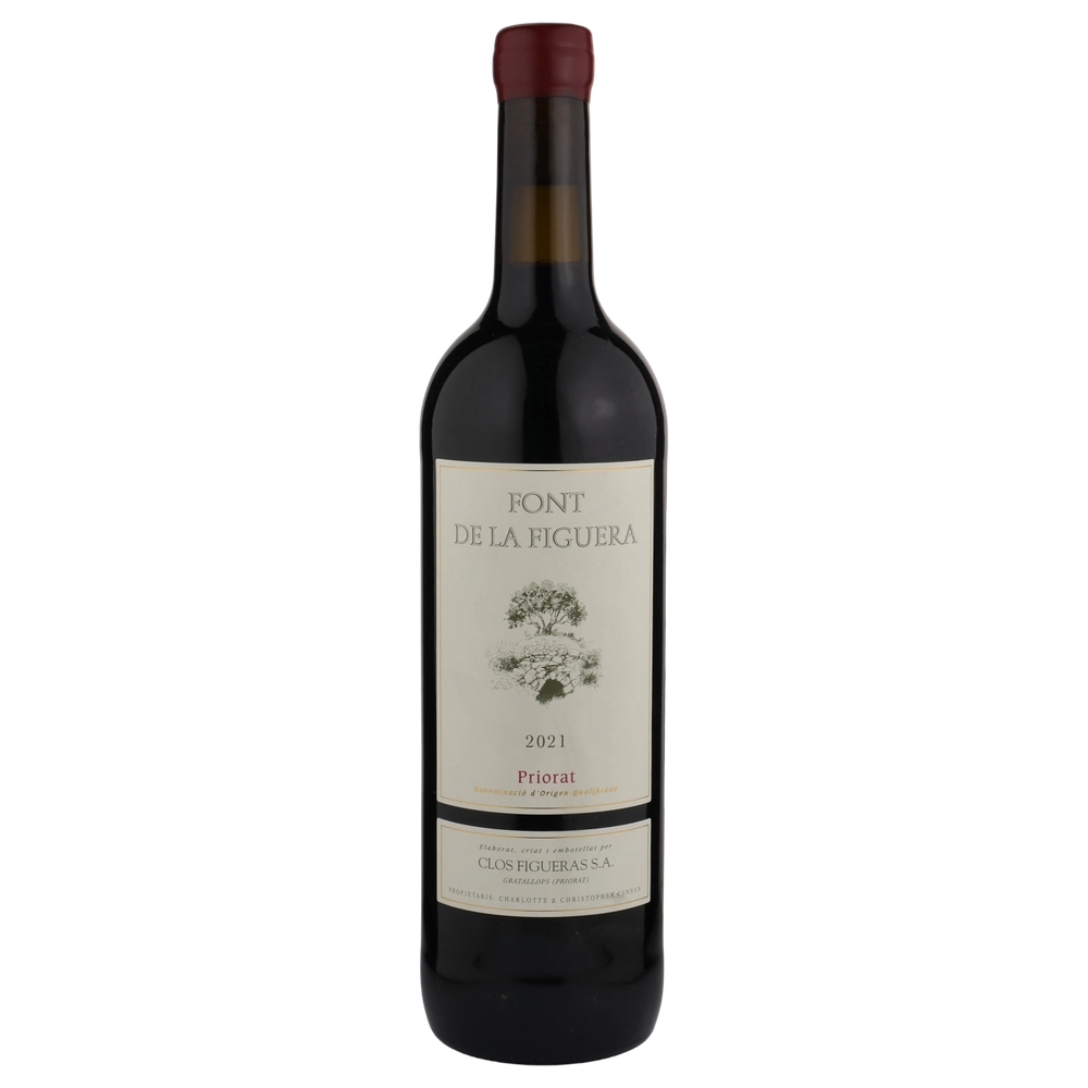 A bottle of 2021 Clos Figueras Font de la Figuera 750ml Red Wine