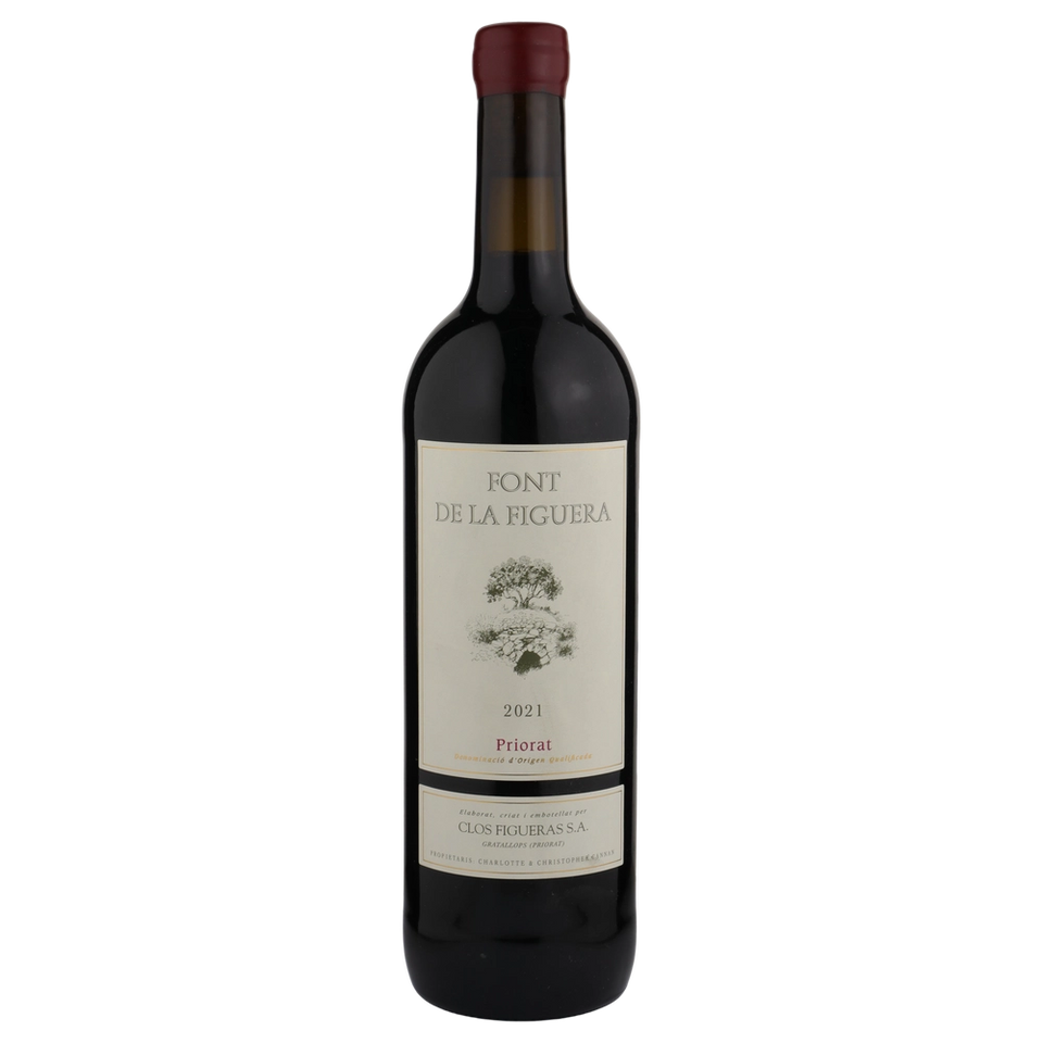 A bottle of 2021 Clos Figueras Font de la Figuera 750ml Red Wine