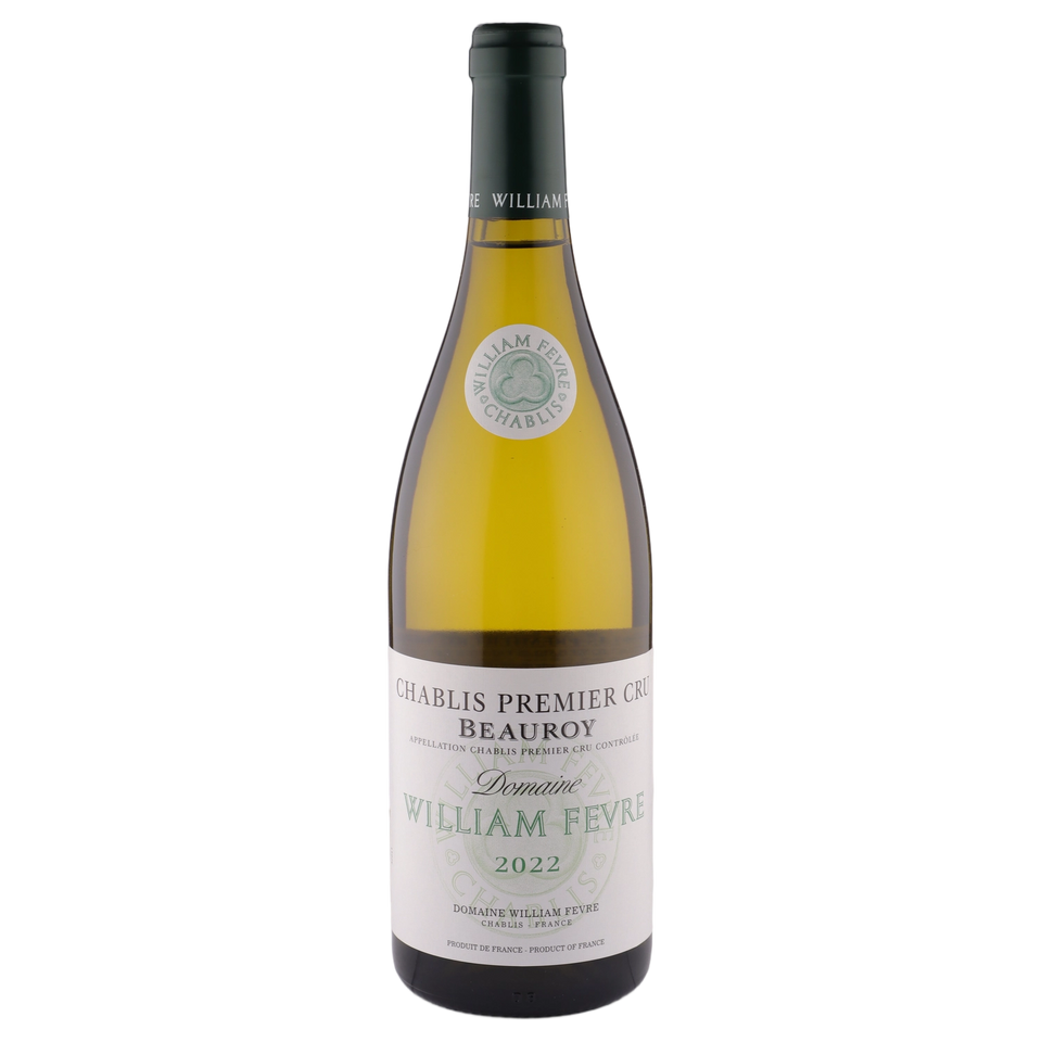 A bottle of 2022 Domaine William Fèvre Chablis Premier Cru Beauroy Domaine 750ml White Wine