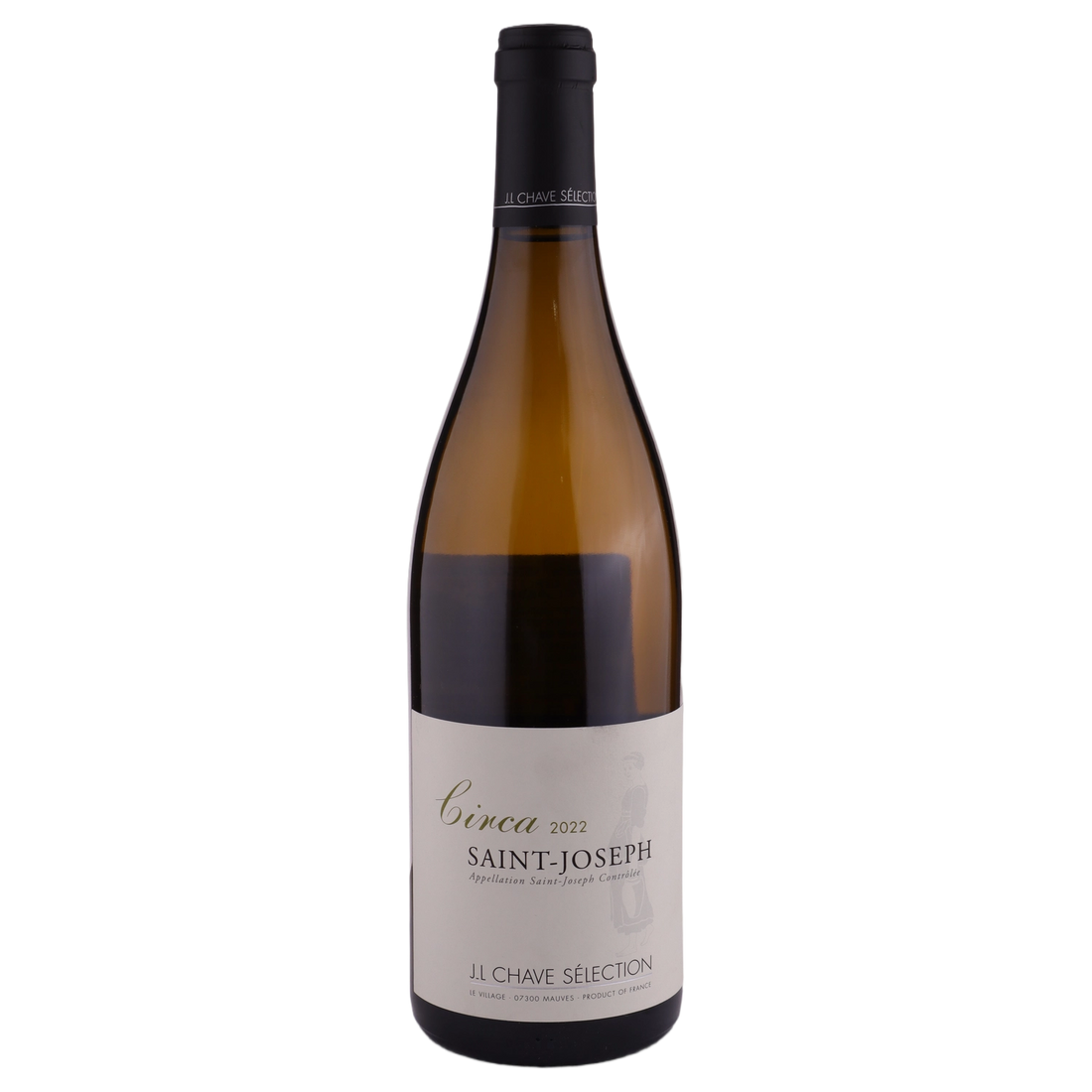 A bottle of 2022 Domaine Jean Louis Chave Selection Saint Joseph Blanc Circa 750ml White Wine