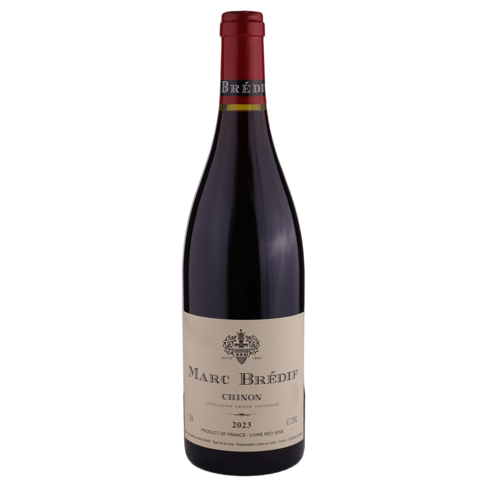 A bottle of 2023 Marc Brédif Chinon 750ml Red Wine