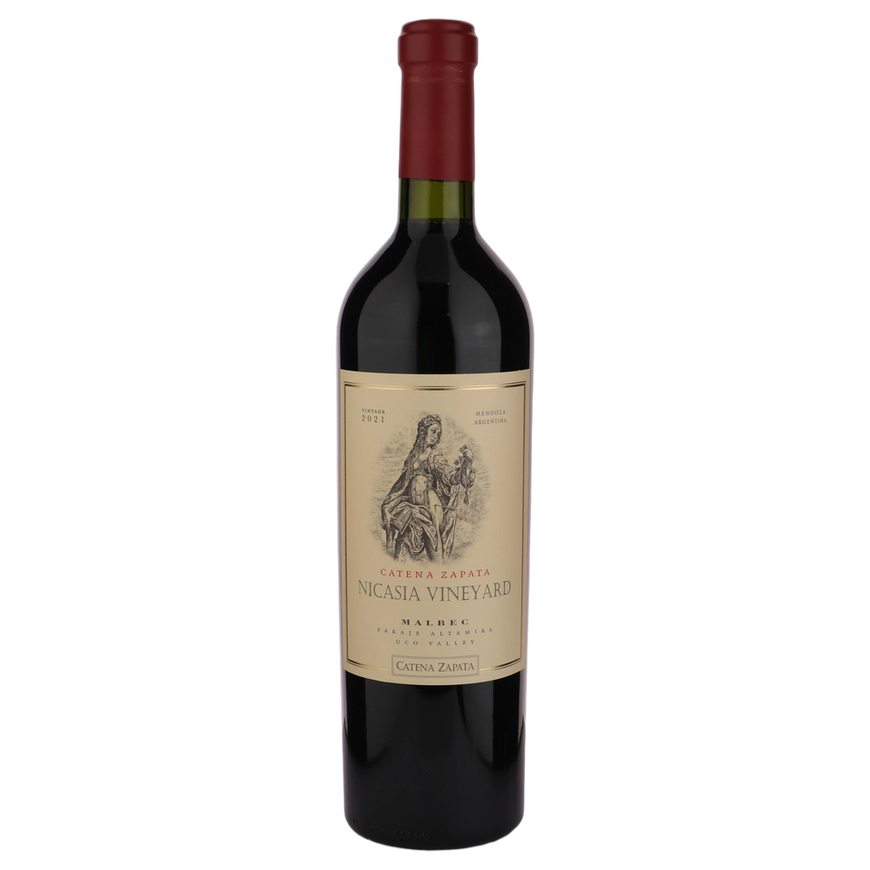 A bottle of 2021 Bodega Catena Zapata Nicasia Vineyard Malbec 750ml Red Wine