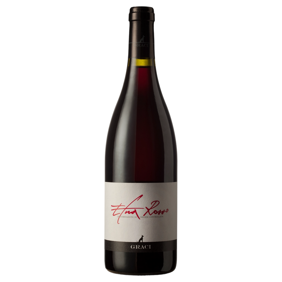 A bottle of 2024 Graci Etna Rosso DOC 750ml Sparkling Wine