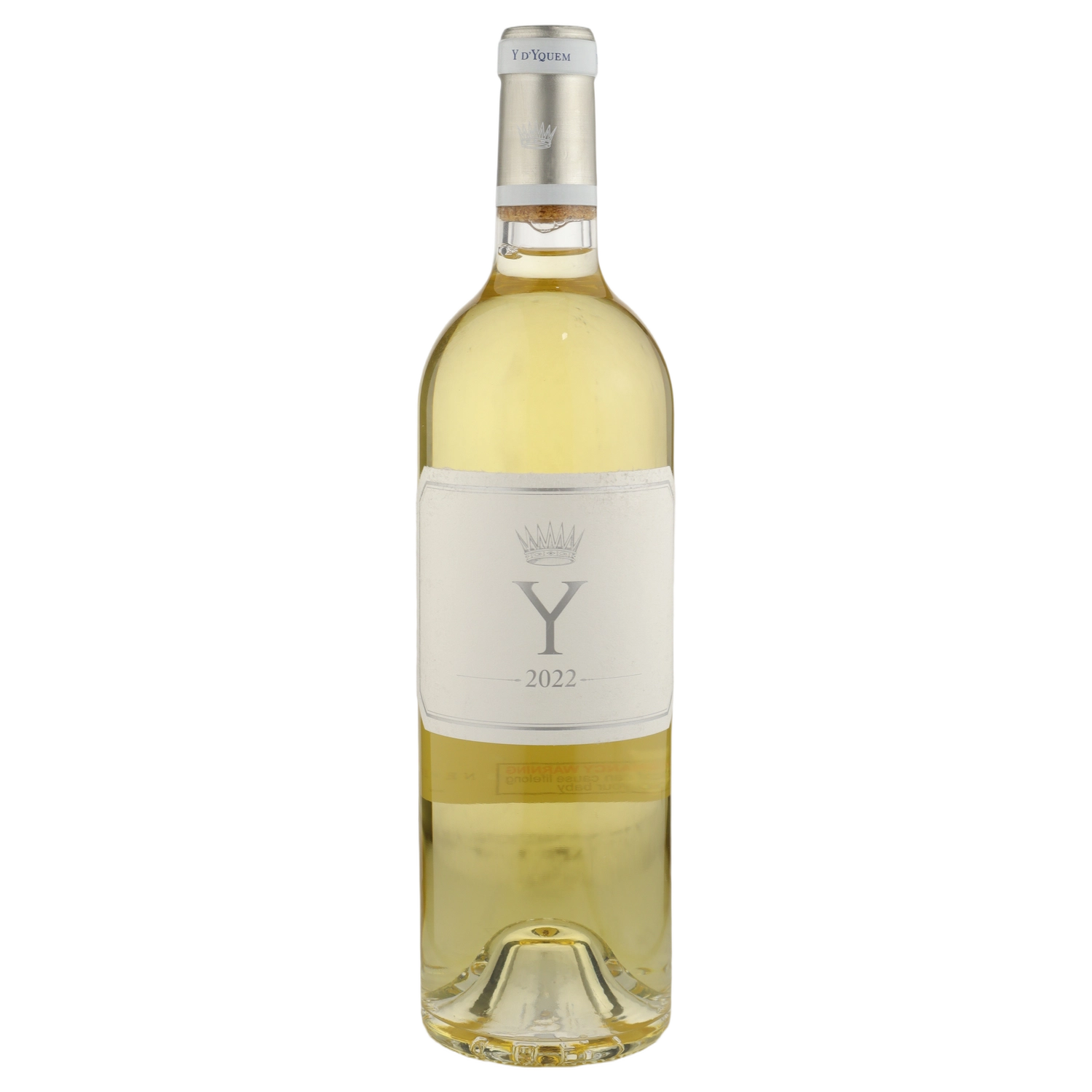 A bottle of 2022 Château d'Yquem 'Y' d'Yquem Blanc 750ml White Wine