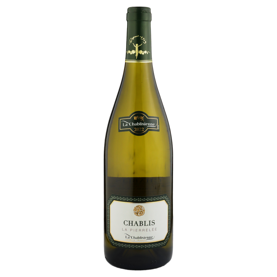 A bottle of La Chablisienne "La Pierrelee" Chablis 2022 750ml White Wine