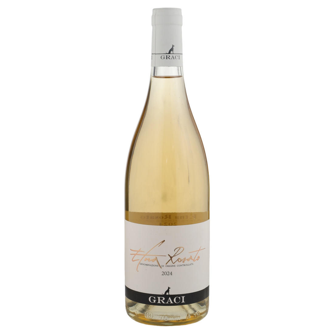 A bottle of 2024 Graci Etna Rosato DOC 750ml Rose Wine