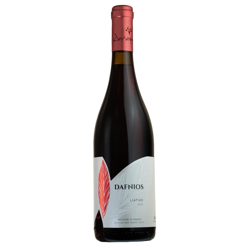 A bottle of 2022 Douloufakis Dafnios Liatiko 750ml Red Wine