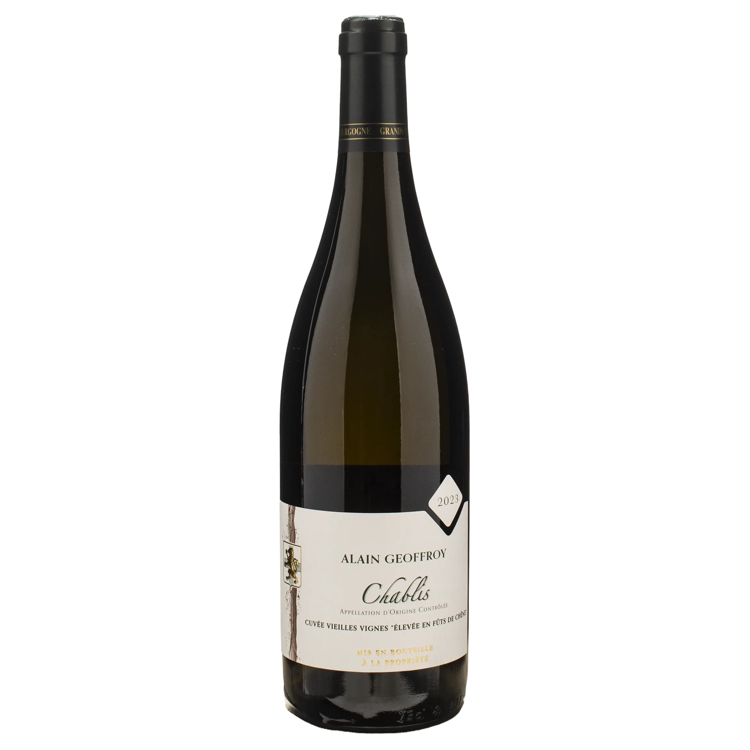A bottle of 2023 Alain Geoffroy Chablis 1500ml White Wine