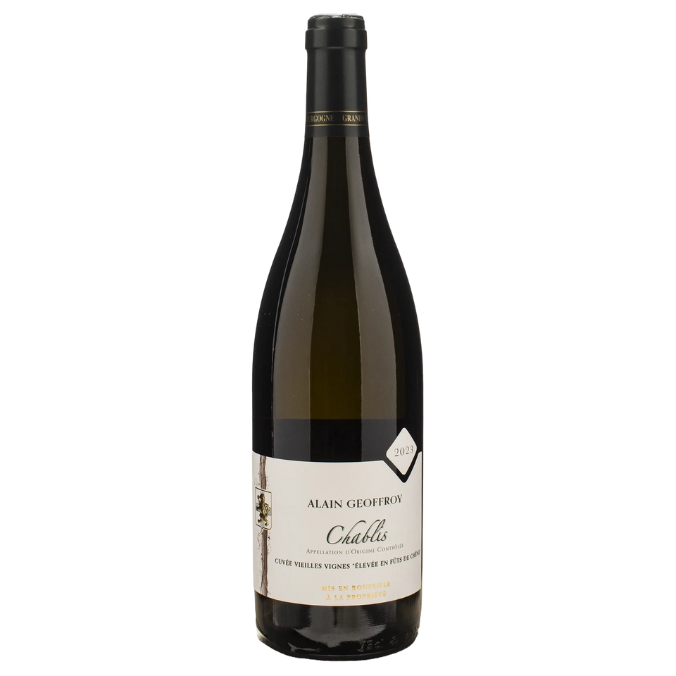 A bottle of 2023 Alain Geoffroy Chablis 1500ml White Wine