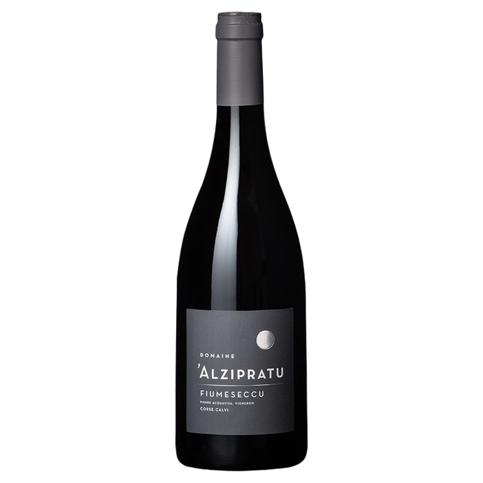 A bottle of 2024 Domaine Alzipratu Cuvee Fiumeseccu Rouge 750ml Red Wine