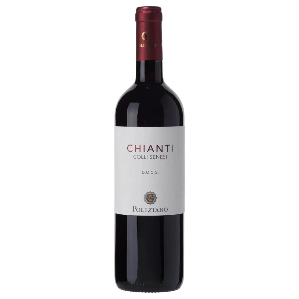 A bottle of 2024 Poliziano Chianti Colli Senesi DOCG 750ml Red Wine