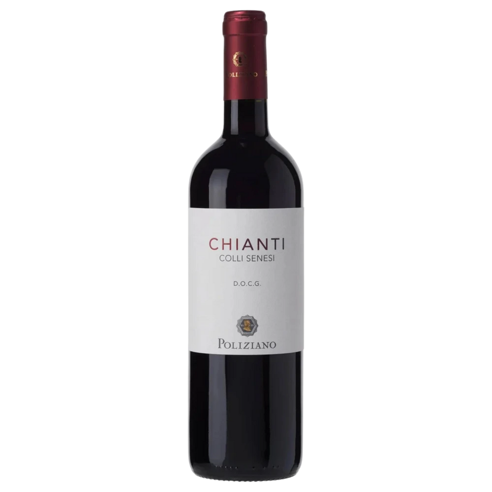 A bottle of 2024 Poliziano Chianti Colli Senesi DOCG 750ml Red Wine