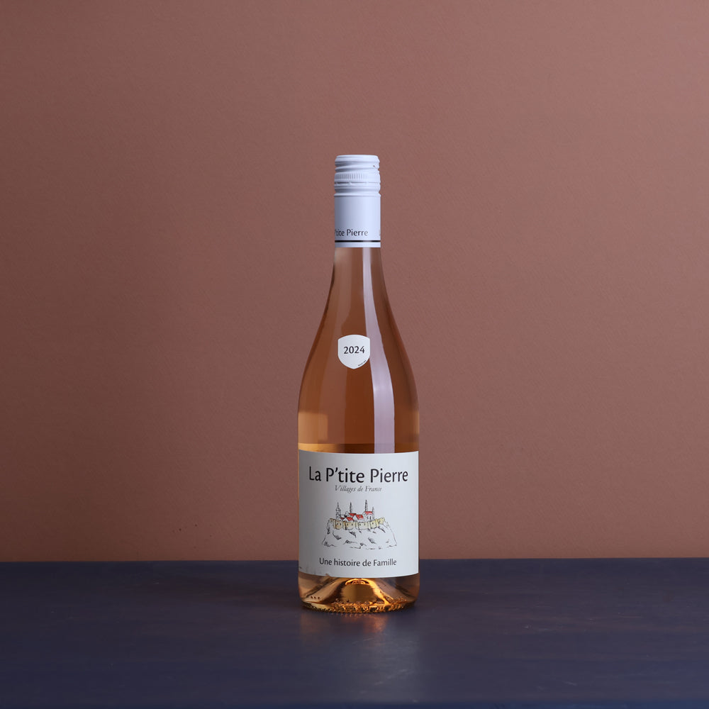 A bottle of 2024 La P'tite Pierre Rose 750ml Rose Wine