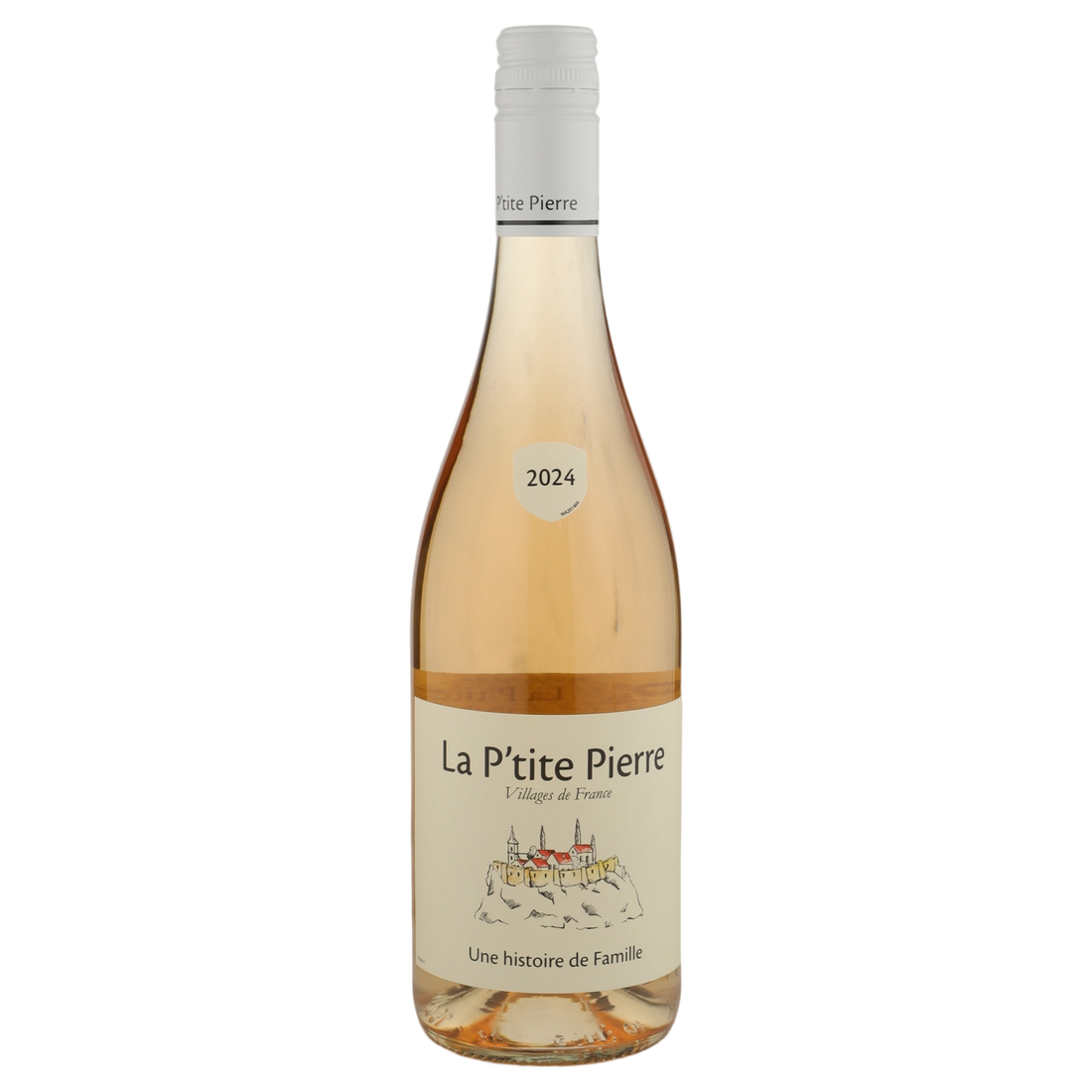 A bottle of 2024 La P'tite Pierre Rose 750ml Rose Wine