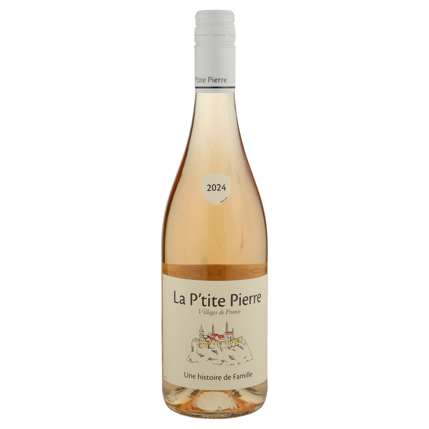 A bottle of 2024 La P'tite Pierre Rose 750ml Rose Wine