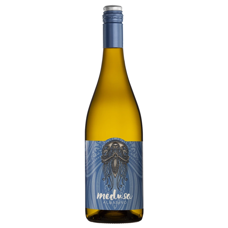 A bottle of 2023 Félix Solís Medusa Albariño 750ml White Wine
