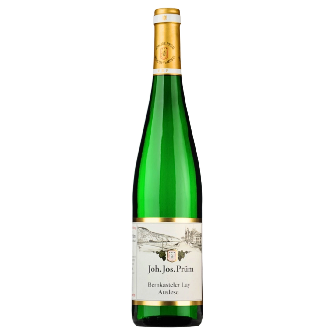 A bottle of 2023 Joh Jos Prüm Bernkasteler Lay Riesling Auslese GOLDKAPSEL 750ml White Wine
