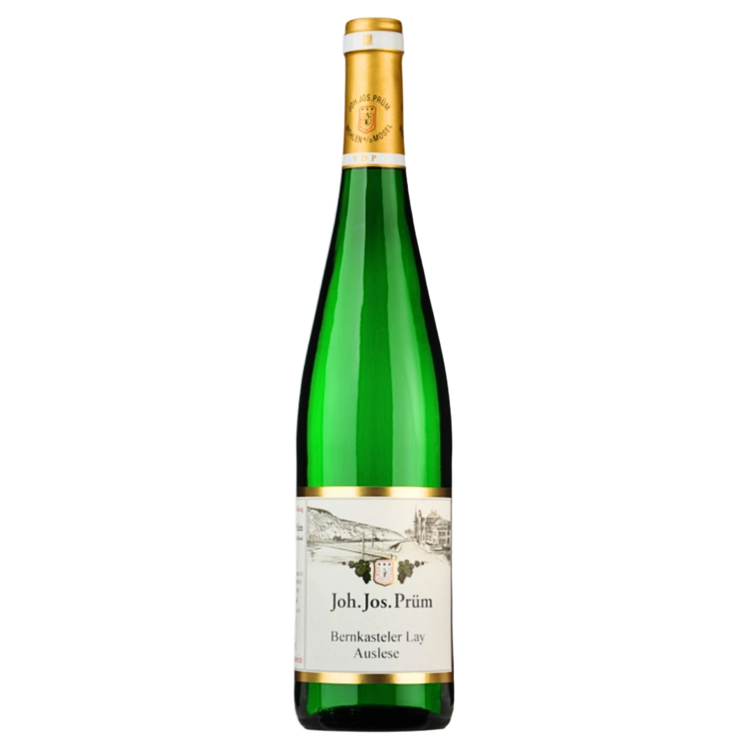 A bottle of 2023 Joh Jos Prüm Bernkasteler Lay Riesling Auslese GOLDKAPSEL 750ml White Wine
