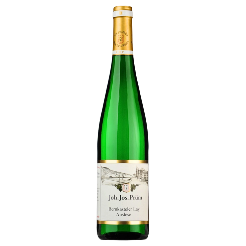 A bottle of 2023 Joh Jos Prüm Bernkasteler Lay Riesling Auslese GOLDKAPSEL 750ml White Wine