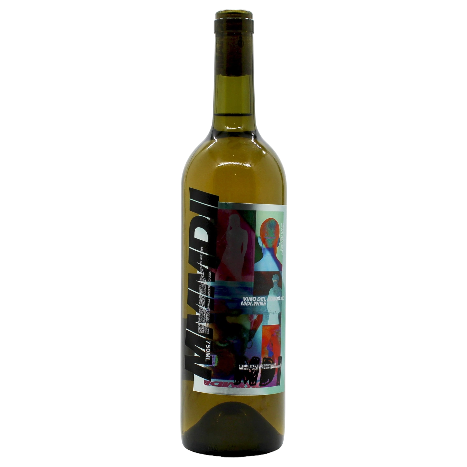 A bottle of 2023 MDI Vino Del Borgo 750ml White Wine