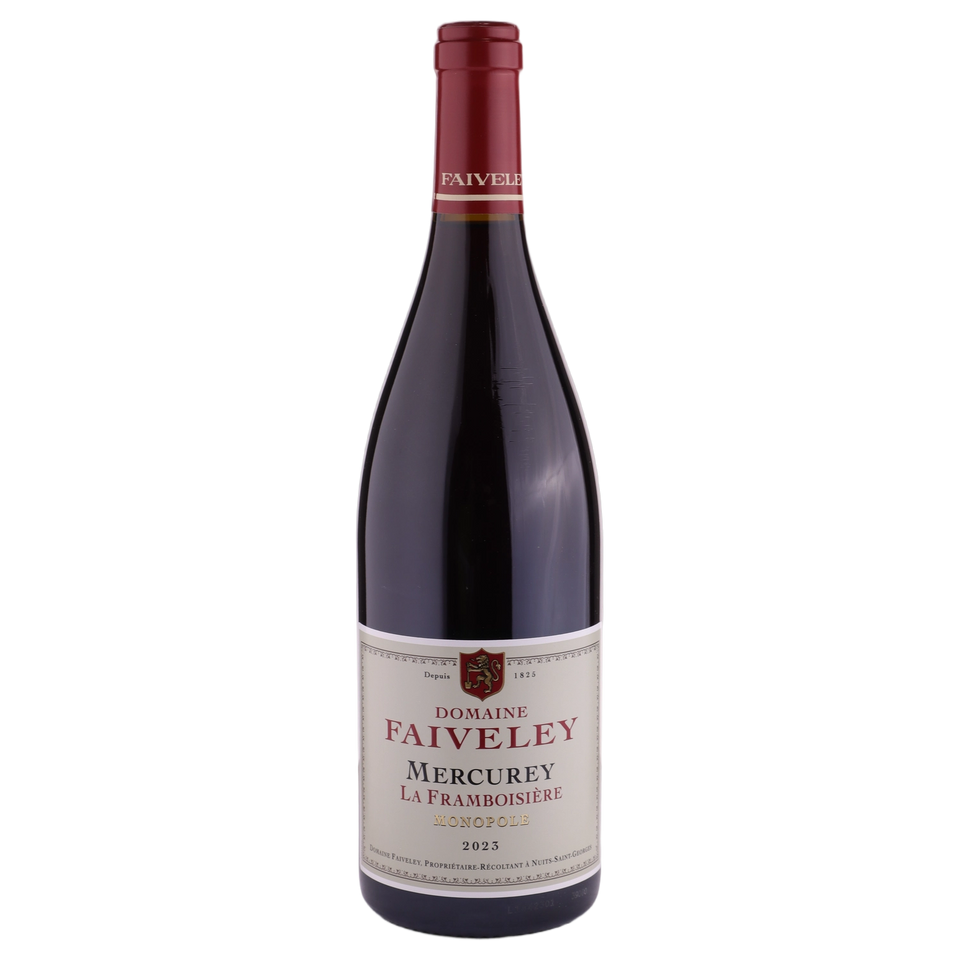 A bottle of 2023 Domaine Faiveley Mercurey La Framboisière Monopole 750ml Red Wine