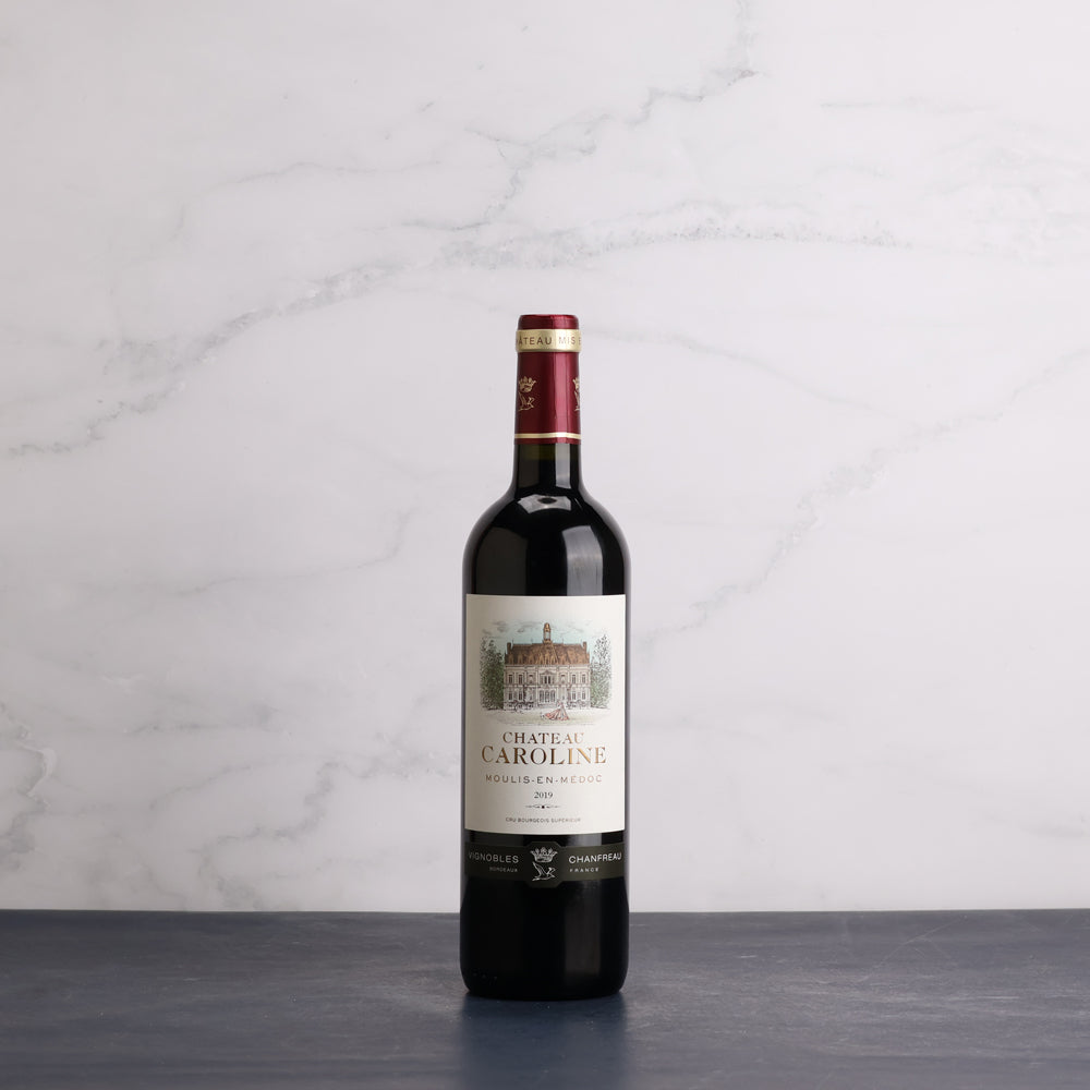 A bottle of 2019 Château Caroline Moulis en Medoc 750ml Red Wine