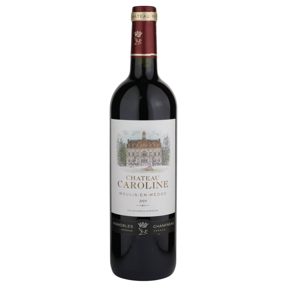 A bottle of 2019 Château Caroline Moulis en Medoc 750ml Red Wine