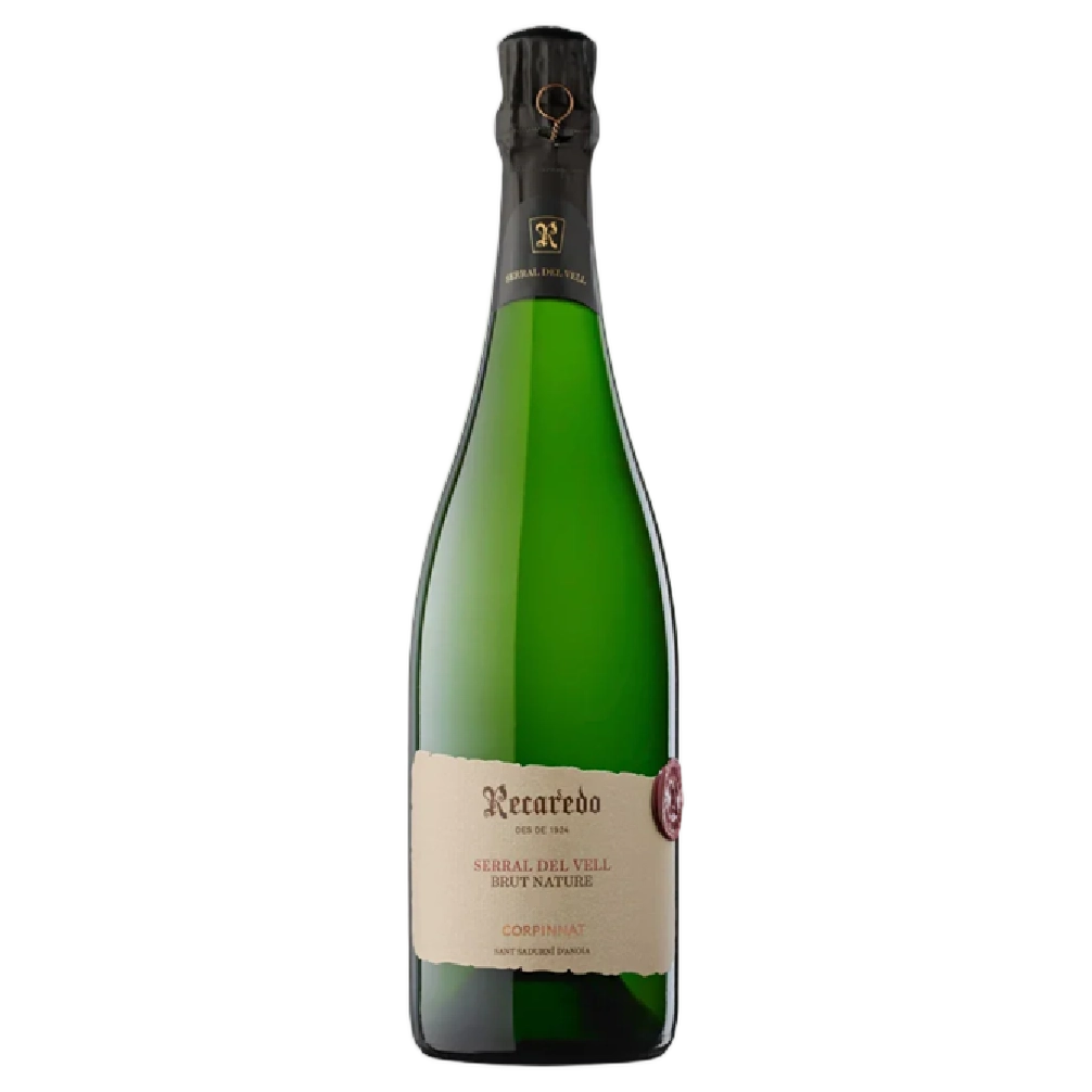A bottle of 2018 Recaredo Corpinnat Serral del Vell Brut Nature (Disg. TBC) 750ml Sparkling Wine