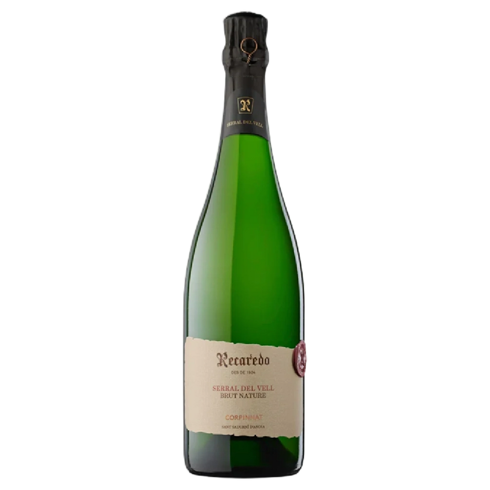 A bottle of 2018 Recaredo Corpinnat Serral del Vell Brut Nature (Disg. TBC) 750ml Sparkling Wine