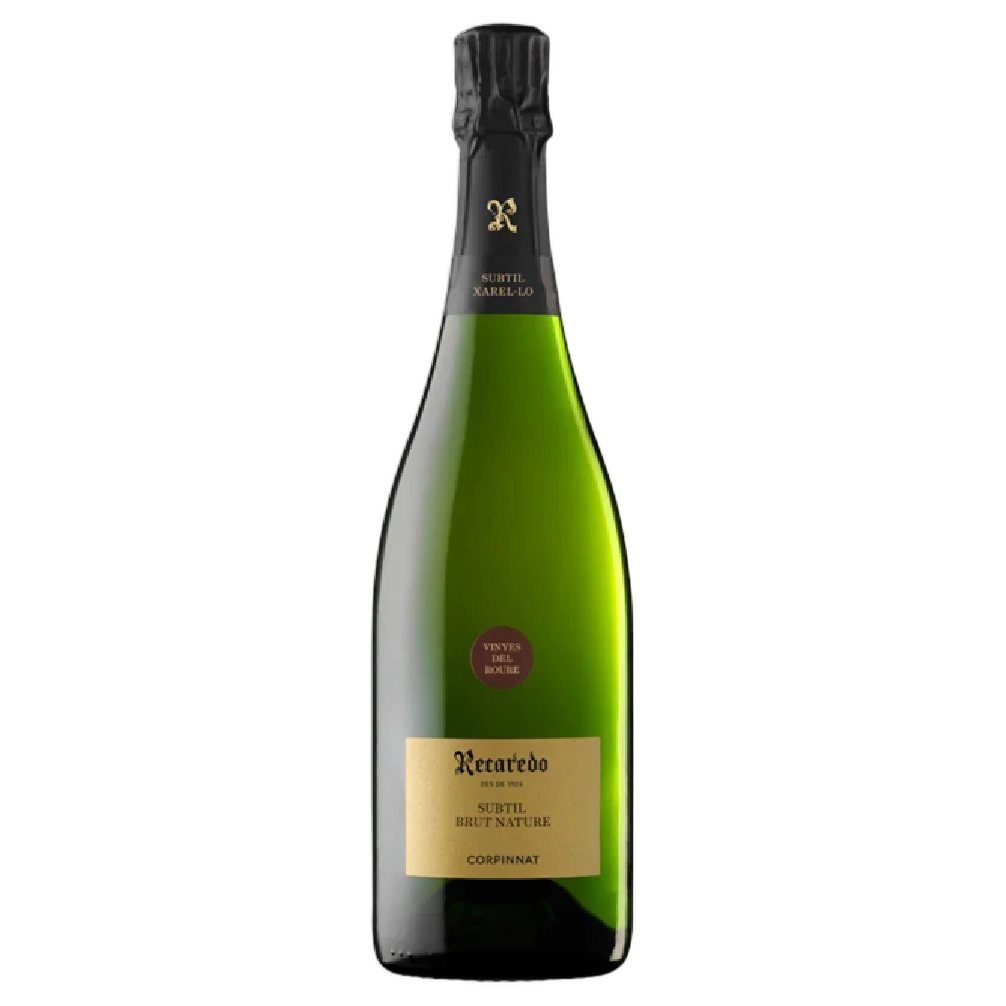 A bottle of 2019 Recaredo Corpinnat Subtil Brut Nature (Disg. TBC) 750ml Sparkling Wine