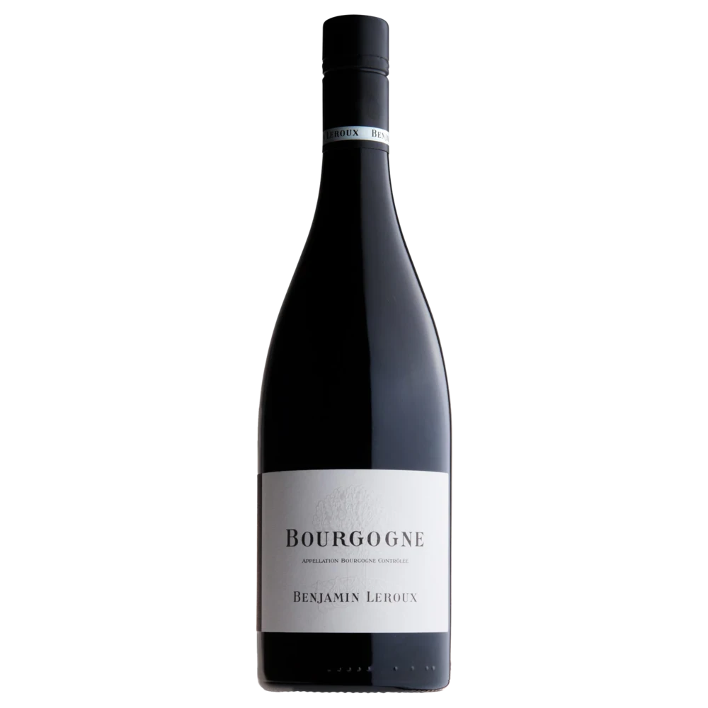 A bottle of 2023 Benjamin Leroux Bourgogne Rouge 750ml Red Wine