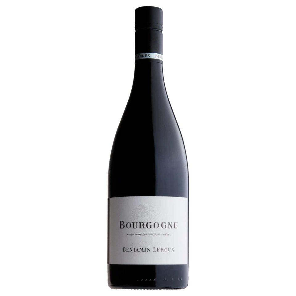 A bottle of 2023 Benjamin Leroux Bourgogne Rouge 750ml Red Wine