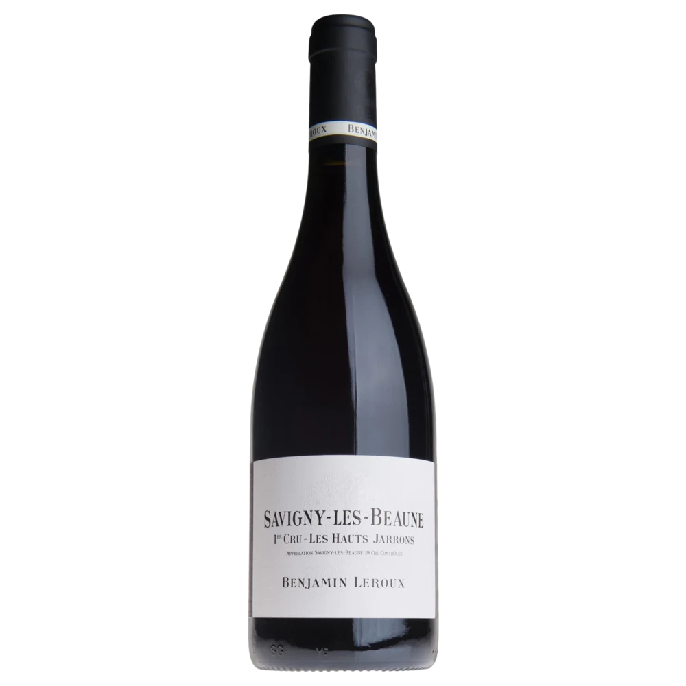 A bottle of 2023 Benjamin Leroux Savigny lès Beaune 1er Cru Les Hauts Jarrons 750ml Red Wine