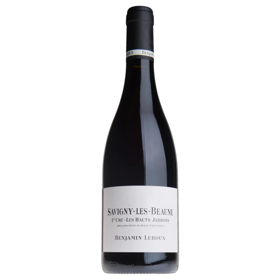 A bottle of 2023 Benjamin Leroux Savigny lès Beaune 1er Cru Les Hauts Jarrons 750ml Red Wine
