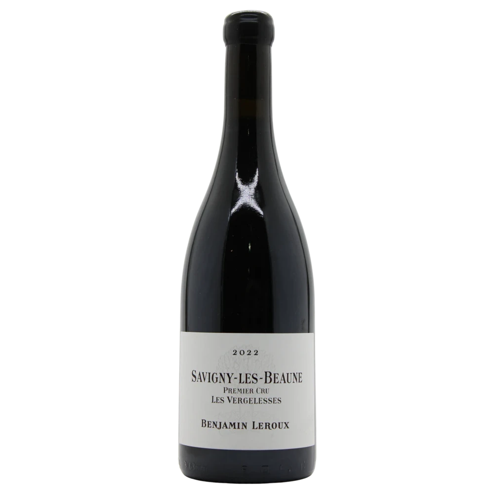 A bottle of 2023 Benjamin Leroux Savigny lès Beaune 1er Cru Les Vergelesses 750ml Red Wine