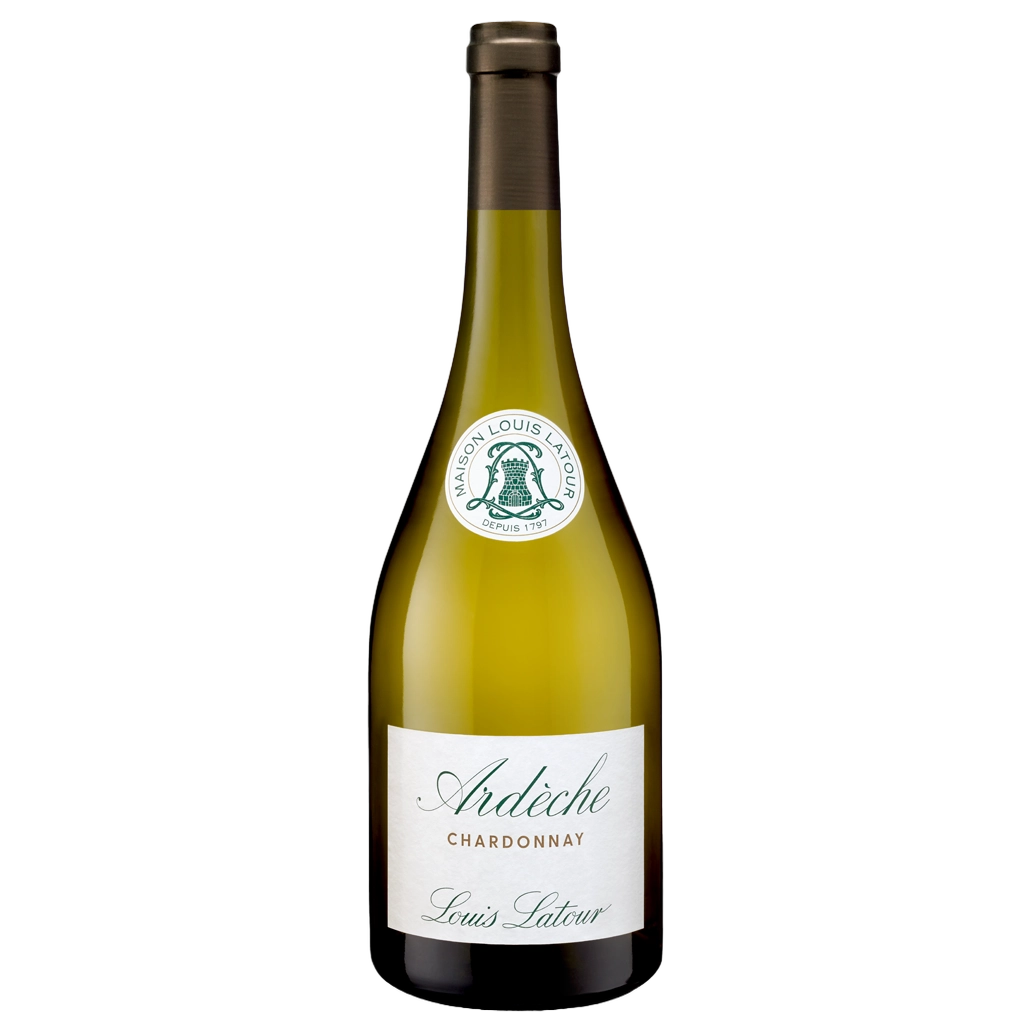A bottle of 2023 Louis Latour Ardeche Chardonnay 750ml White Wine