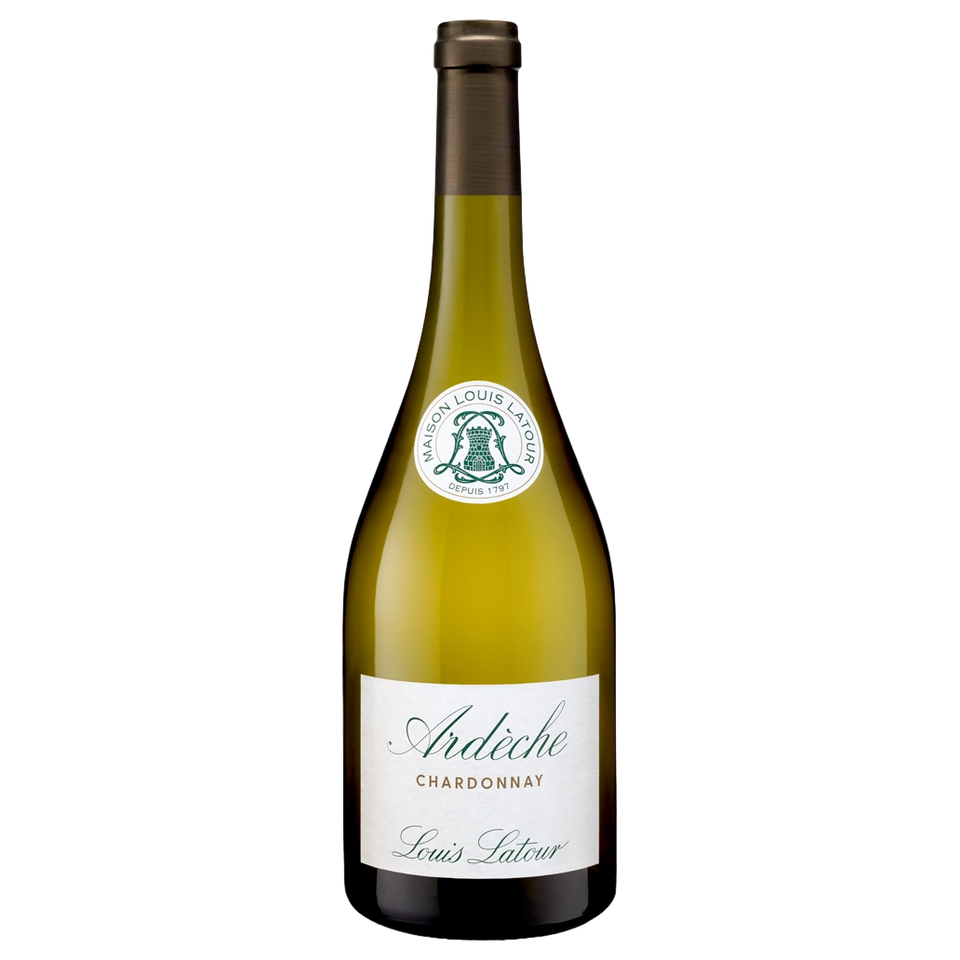 A bottle of 2023 Louis Latour Ardeche Chardonnay 750ml White Wine