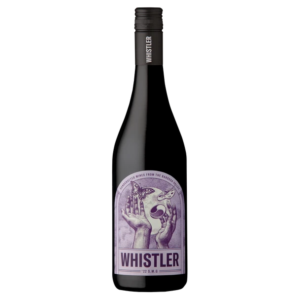 A bottle of 2024 Whistler Divergent S.M.G 750ml Red Wine