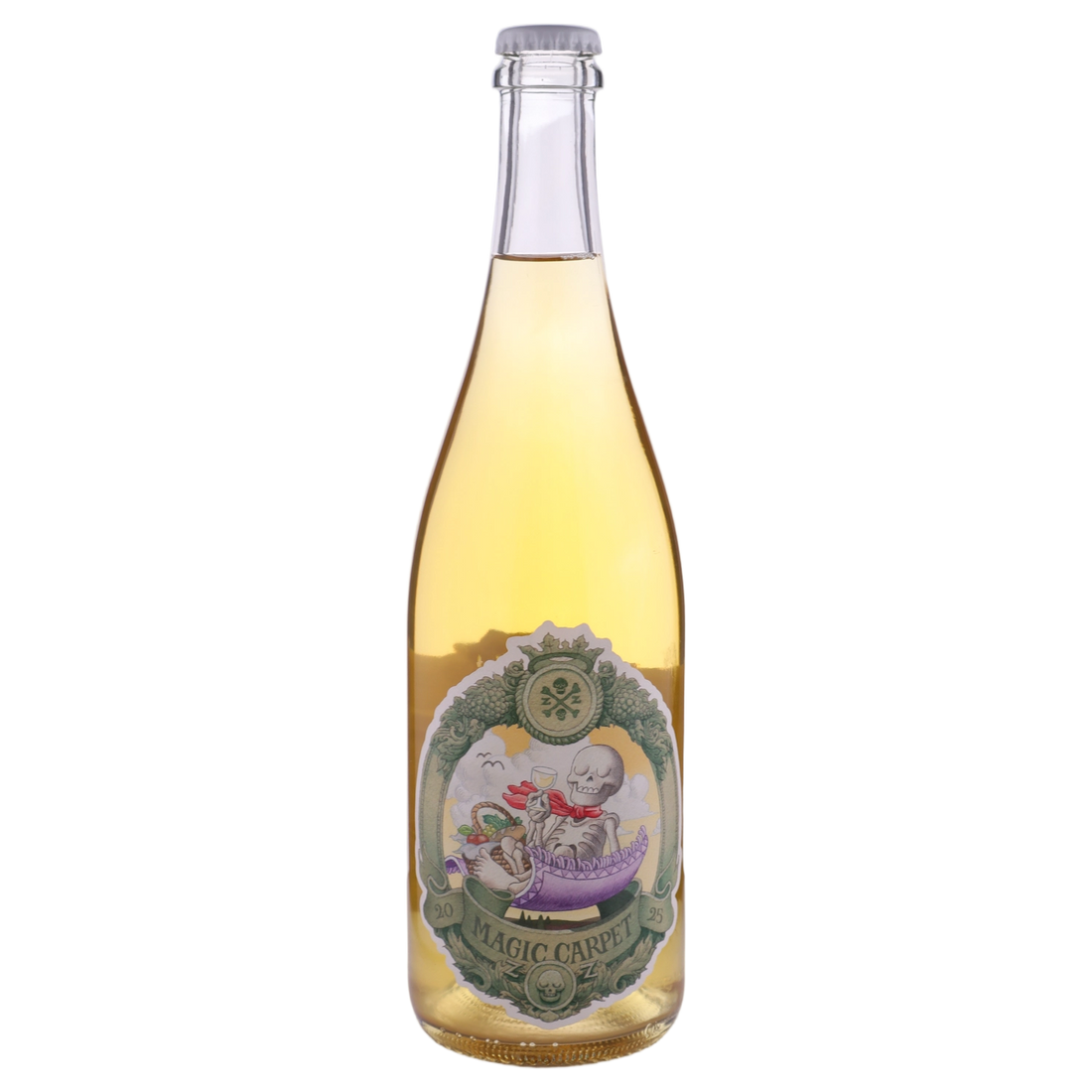 A bottle of 2025 Dormilona Magic Carpet Pet Nat 750ml Sparkling Wine