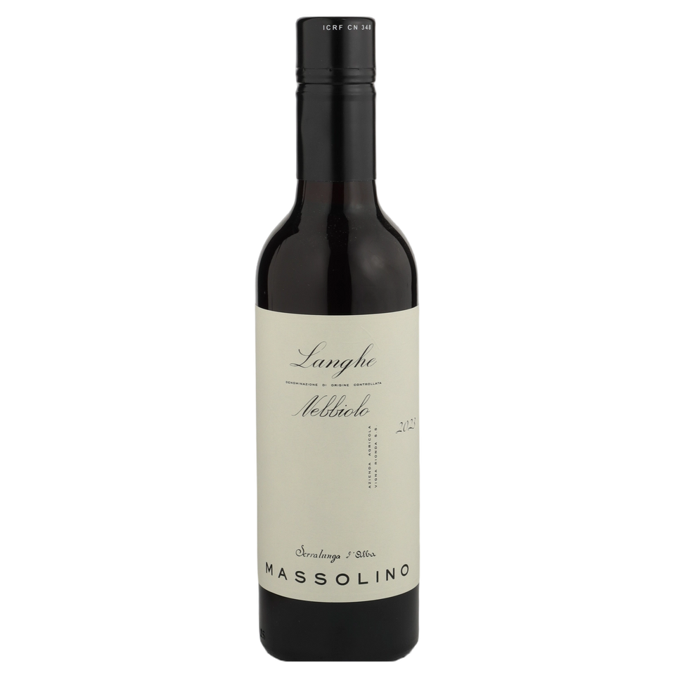 A bottle of 2023 Massolino Langhe Nebbiolo () 375ml Red Wine