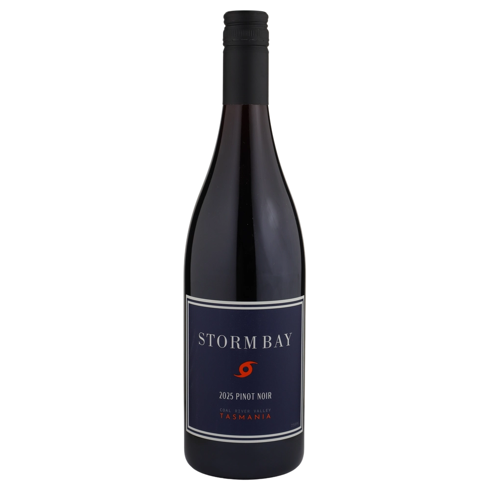 A bottle of 2025 Storm Bay Pinot Noir 750ml Red Wine