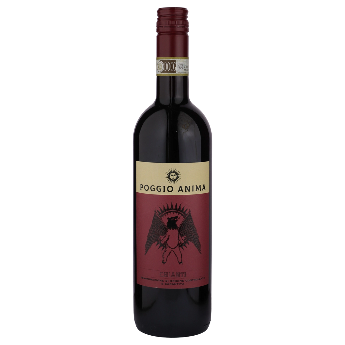 A bottle of 2024 Poggio Anima Chianti DOCG 750ml Red Wine