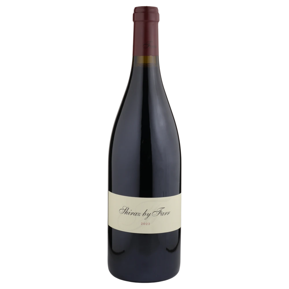 A bottle of 2023 By Farr Shiraz 750ml Red Wine