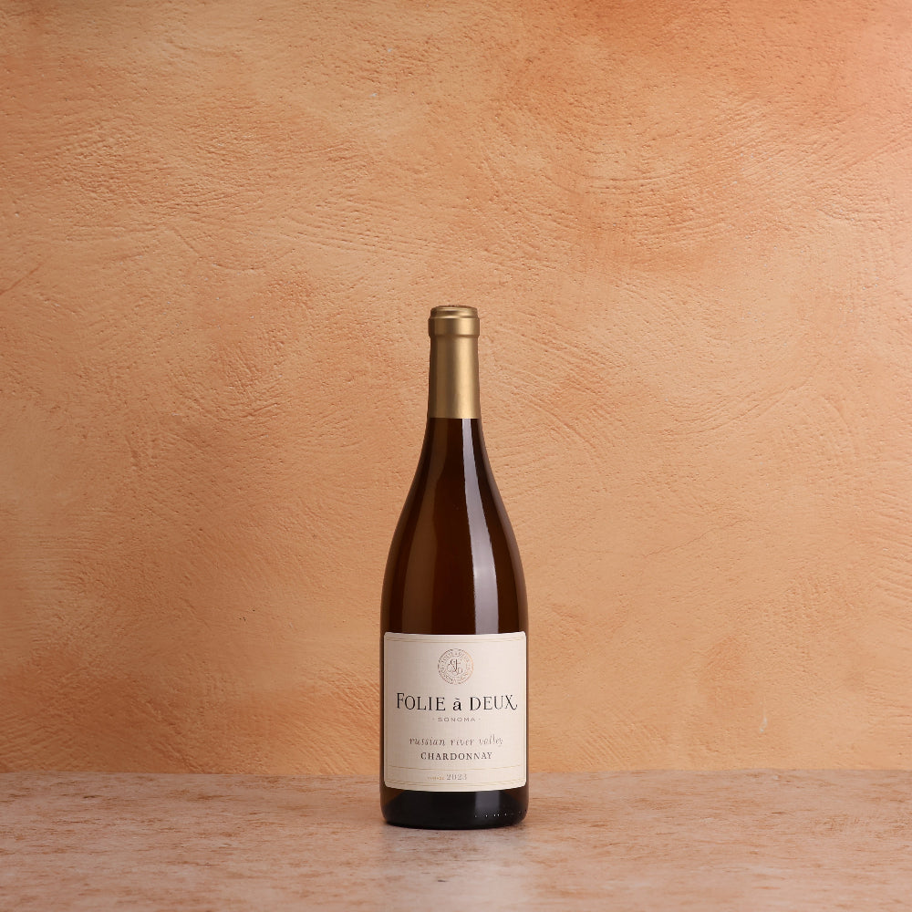 A bottle of Folie a Deux Russian River Valley Chardonnay 2023 750ml White Wine