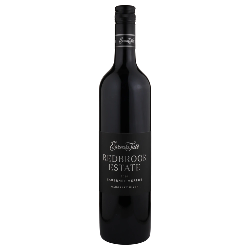 A bottle of 2020 Evans & Tate Redbrook Estate Cabernet Merlot 750ml Red Wine