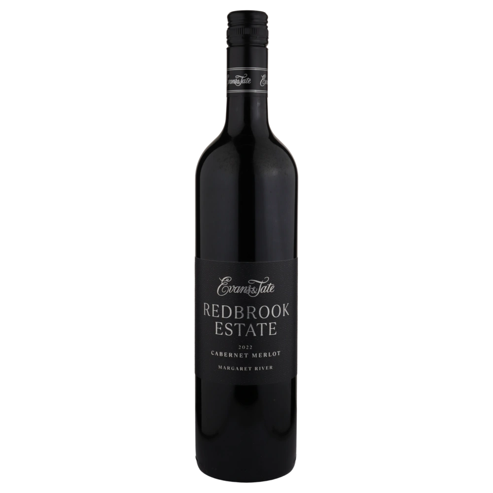 A bottle of 2022 Evans & Tate Redbrook Estate Cabernet Merlot 750ml Red Wine